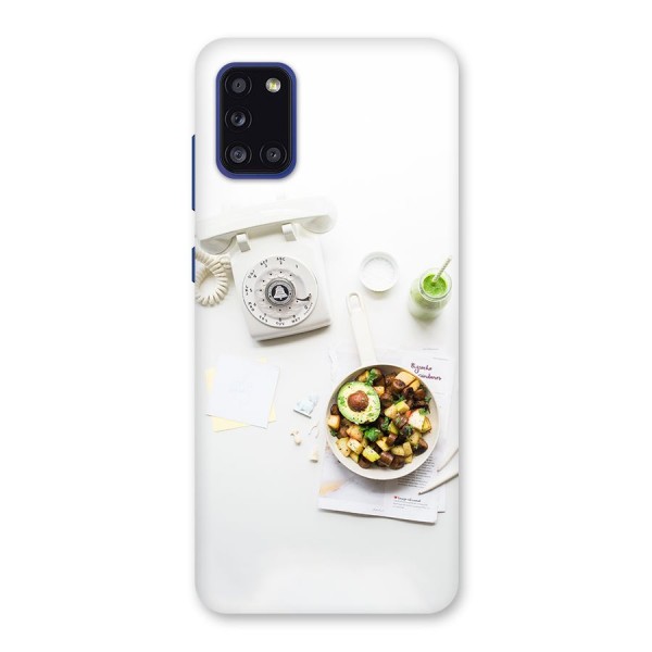 Morning Breakfast Back Case for Galaxy A31