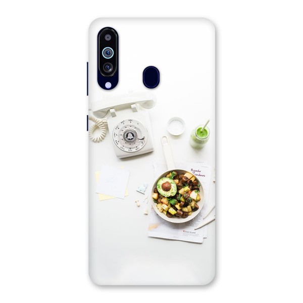 Morning Breakfast Back Case for Galaxy A60