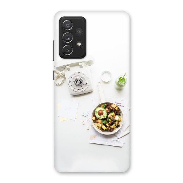 Morning Breakfast Back Case for Galaxy A72