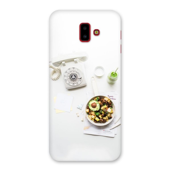 Morning Breakfast Back Case for Galaxy J6 Plus