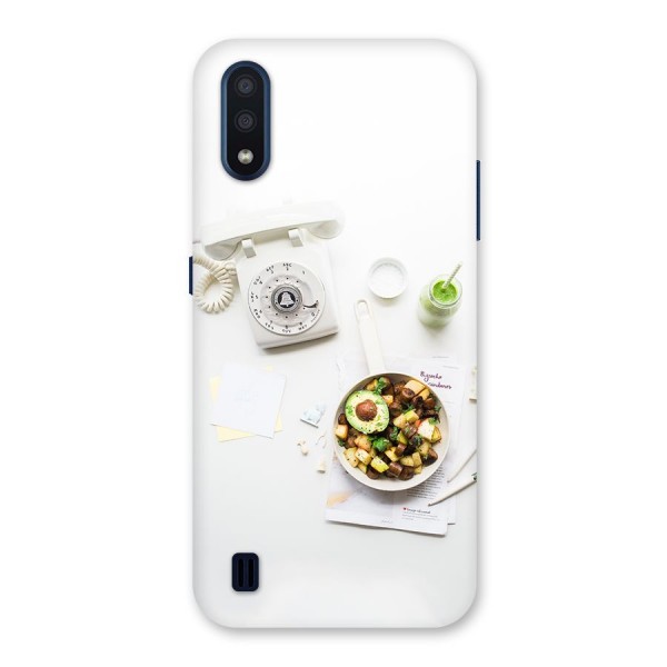 Morning Breakfast Back Case for Galaxy M01