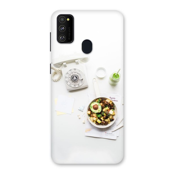 Morning Breakfast Back Case for Galaxy M21