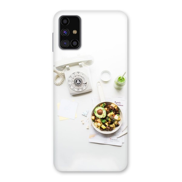 Morning Breakfast Back Case for Galaxy M31s