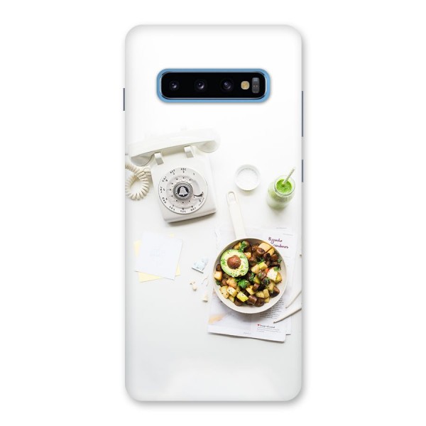 Morning Breakfast Back Case for Galaxy S10 Plus