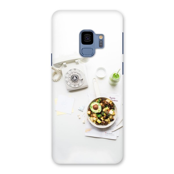 Morning Breakfast Back Case for Galaxy S9