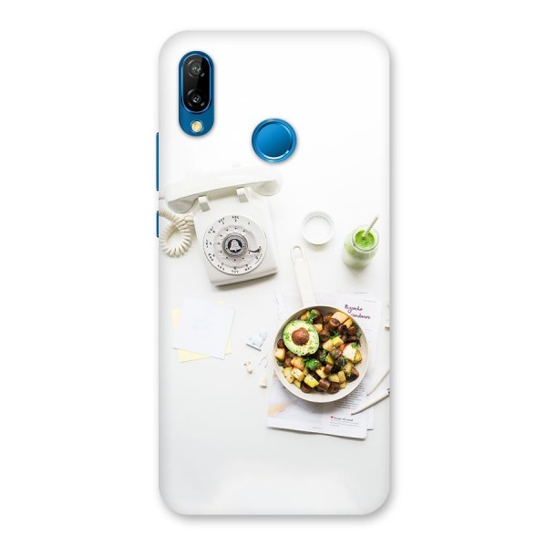 Morning Breakfast Back Case for Huawei P20 Lite