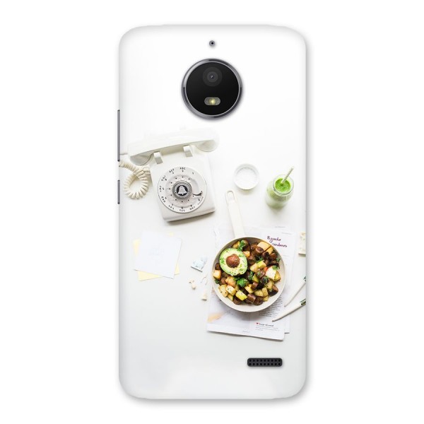 Morning Breakfast Back Case for Moto E4