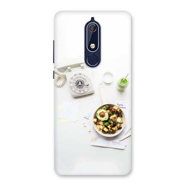 Morning Breakfast Back Case for Nokia 5.1