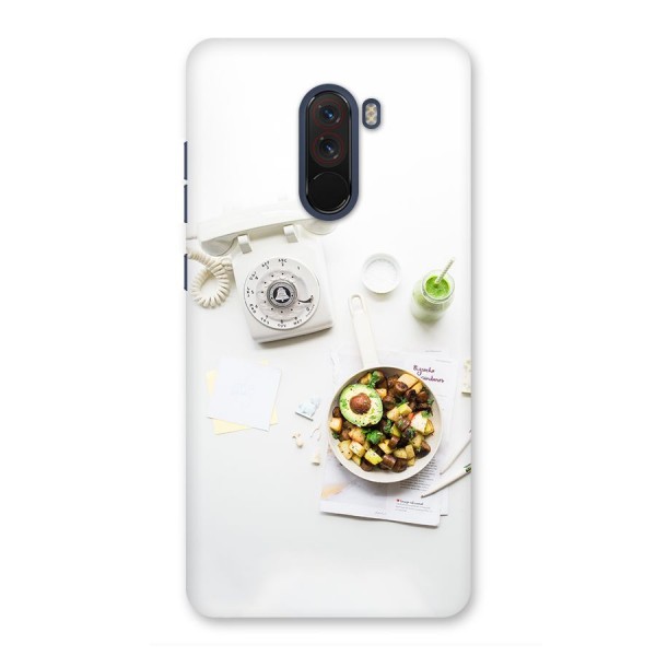 Morning Breakfast Back Case for Poco F1