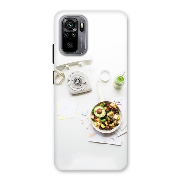 Morning Breakfast Back Case for Redmi Note 10