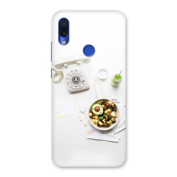 Morning Breakfast Back Case for Redmi Note 7