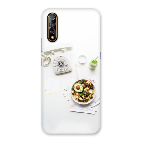 Morning Breakfast Back Case for Vivo S1