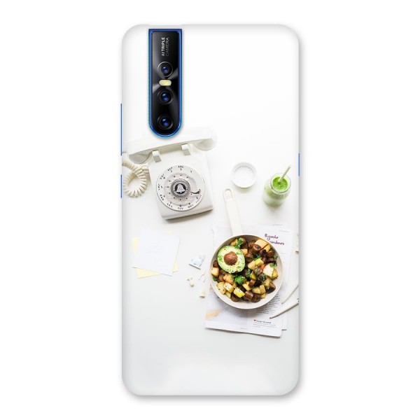 Morning Breakfast Back Case for Vivo V15 Pro