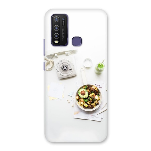 Morning Breakfast Back Case for Vivo Y30