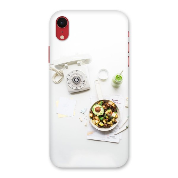 Morning Breakfast Back Case for iPhone XR