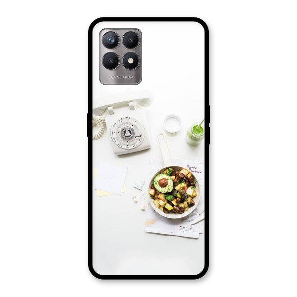 Morning Breakfast Glass Back Case for Realme 8i