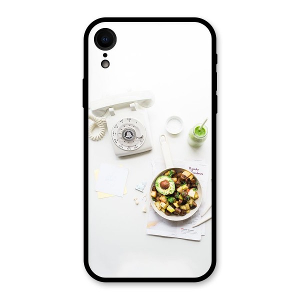 Morning Breakfast Glass Back Case for XR