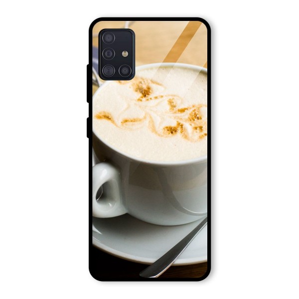 Morning Coffee Glass Back Case for Galaxy A51