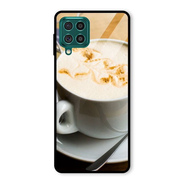 Morning Coffee Glass Back Case for Galaxy F62