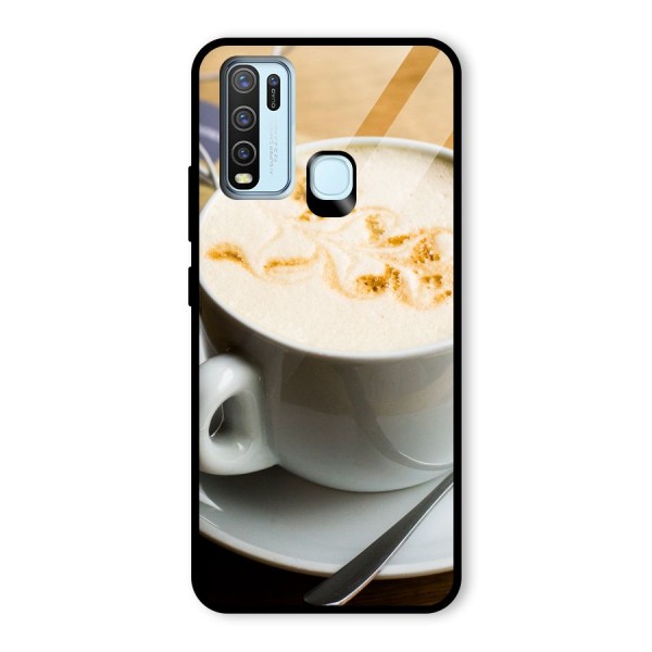 Morning Coffee Glass Back Case for Vivo Y30