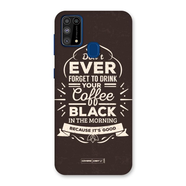 Morning Coffee Love Back Case for Galaxy F41