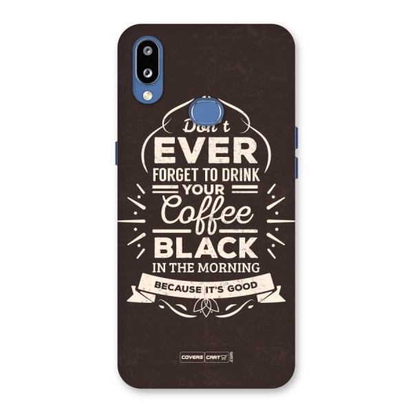 Morning Coffee Love Back Case for Galaxy M01s