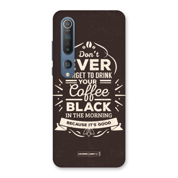 Morning Coffee Love Back Case for Mi 10