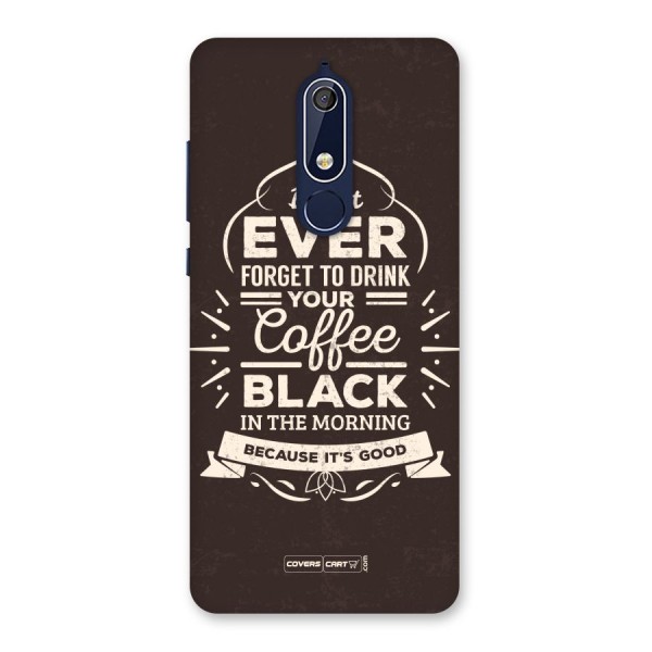 Morning Coffee Love Back Case for Nokia 5.1