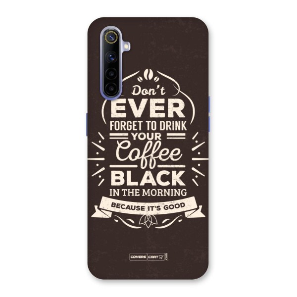 Morning Coffee Love Back Case for Realme 6