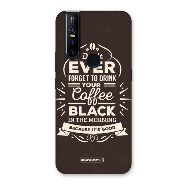 Morning Coffee Love Back Case for Vivo V15