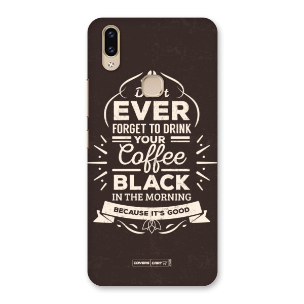 Morning Coffee Love Back Case for Vivo V9