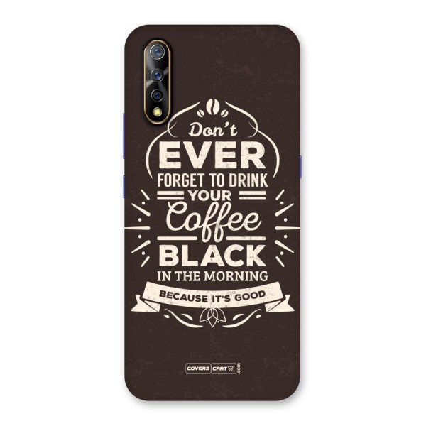 Morning Coffee Love Back Case for Vivo Z1x