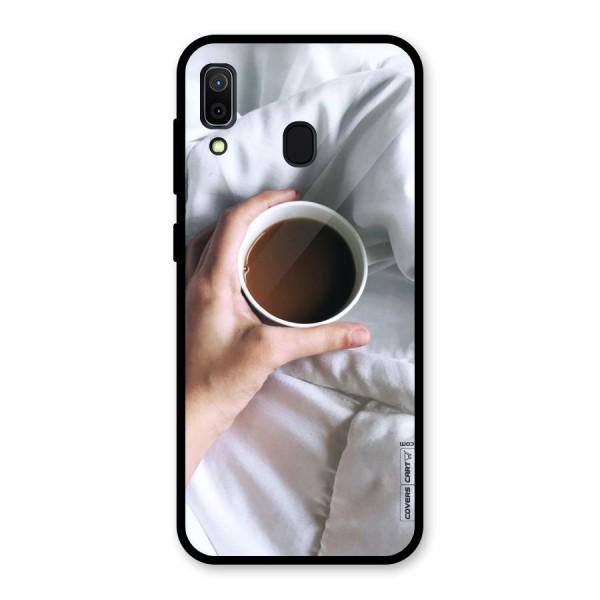 Morning Mocha Glass Back Case for Galaxy A30