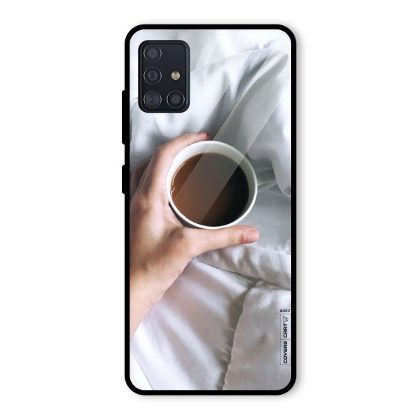 Morning Mocha Glass Back Case for Galaxy A51