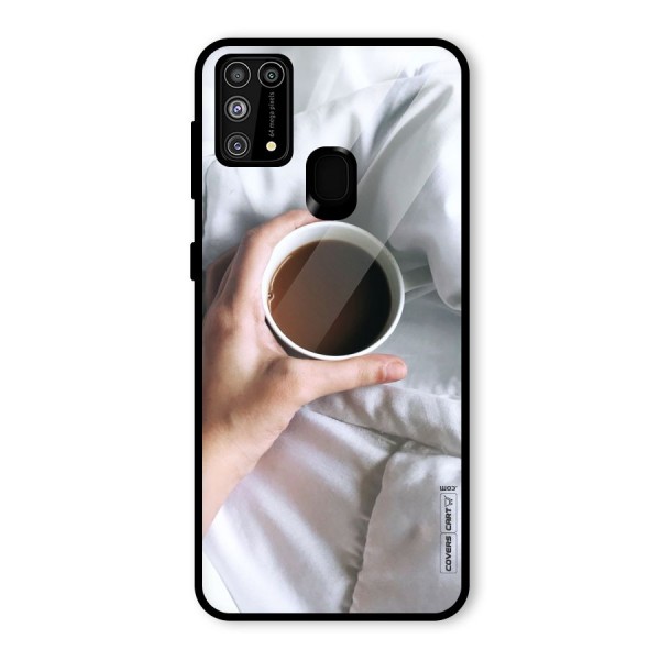 Morning Mocha Glass Back Case for Galaxy M31