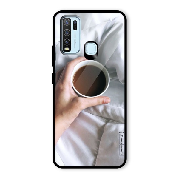 Morning Mocha Glass Back Case for Vivo Y30