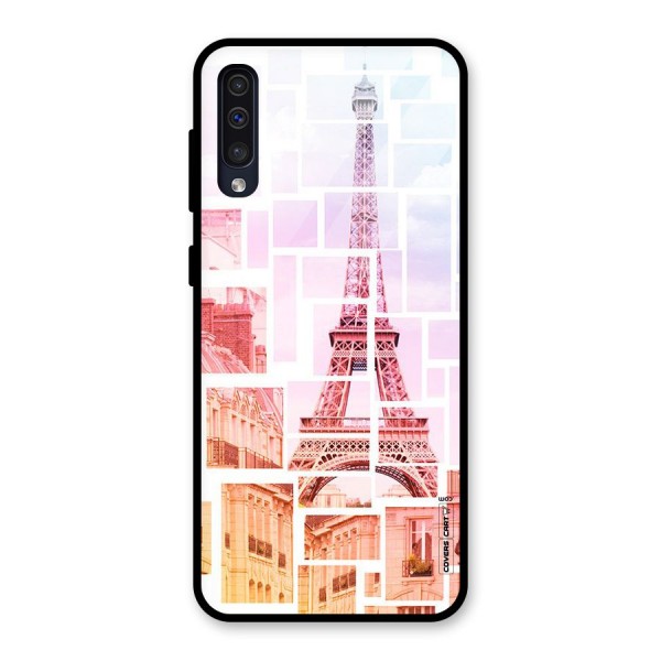 Mosiac City Glass Back Case for Galaxy A50