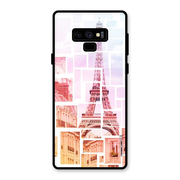 Mosiac City Glass Back Case for Galaxy Note 9