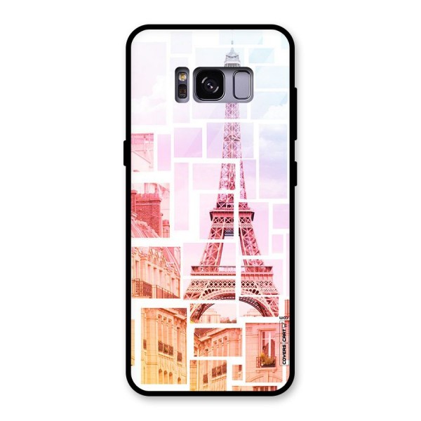 Mosiac City Glass Back Case for Galaxy S8