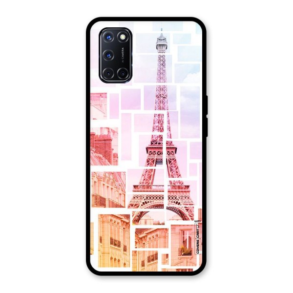 Mosiac City Glass Back Case for Oppo A52