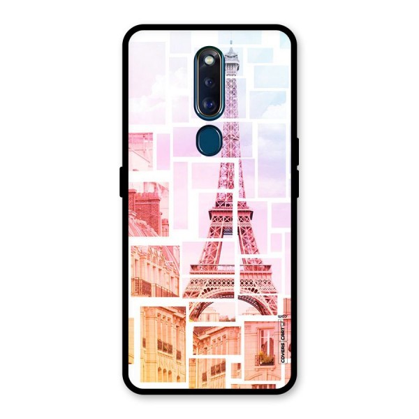 Mosiac City Glass Back Case for Oppo F11 Pro