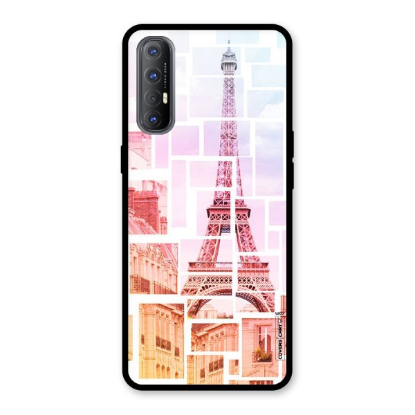 Mosiac City Glass Back Case for Oppo Reno3 Pro