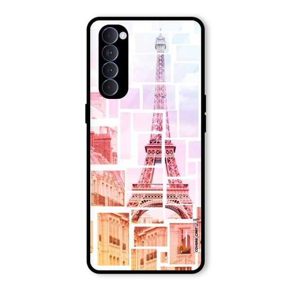 Mosiac City Glass Back Case for Oppo Reno4 Pro