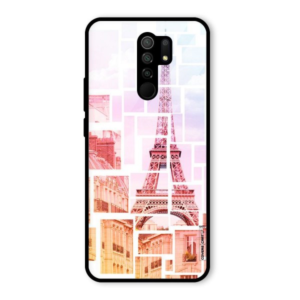 Mosiac City Glass Back Case for Redmi 9 Prime