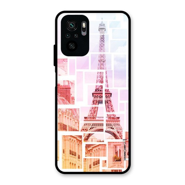 Mosiac City Glass Back Case for Redmi Note 10