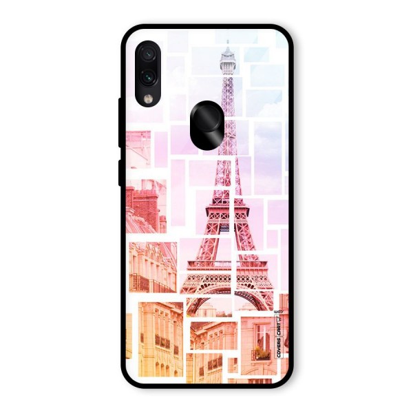 Mosiac City Glass Back Case for Redmi Note 7