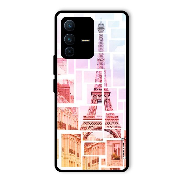 Mosiac City Glass Back Case for Vivo V23 Pro