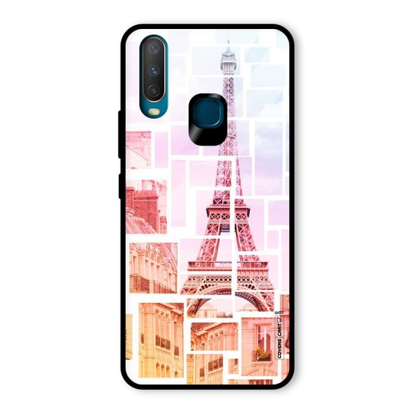 Mosiac City Glass Back Case for Vivo Y12