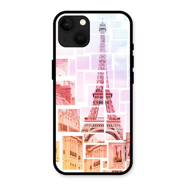 Mosiac City Glass Back Case for iPhone 13