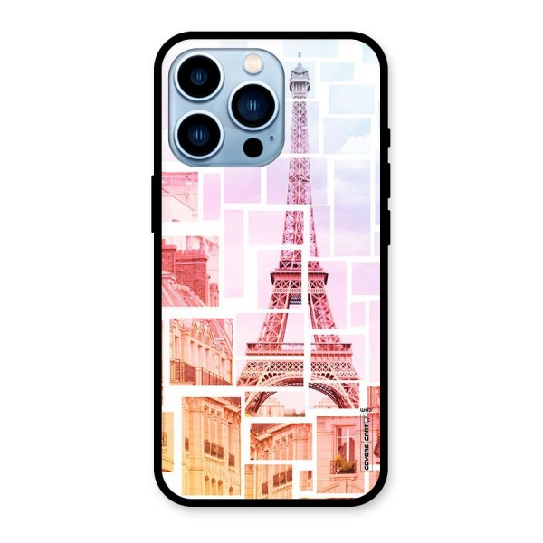 Mosiac City Glass Back Case for iPhone 13 Pro